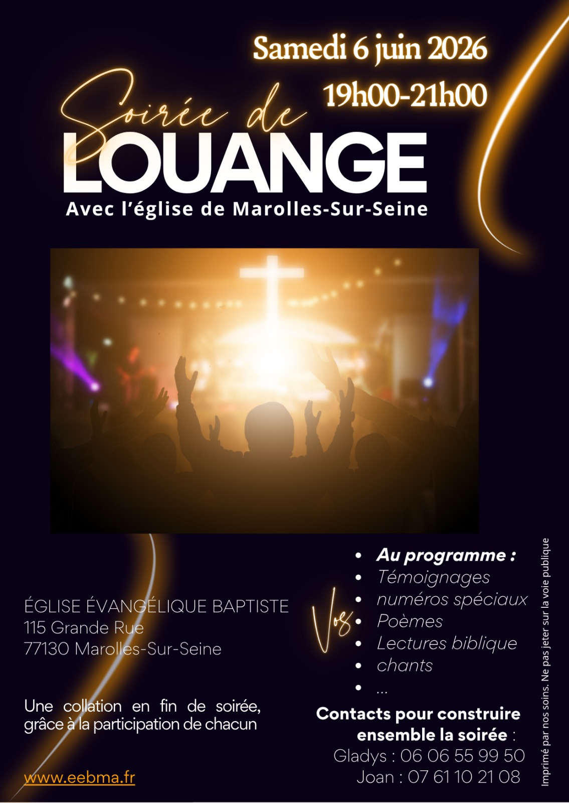Soirée Louange 06 Juin 2026